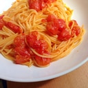 簡単シンプルなプチトマトのパスタ